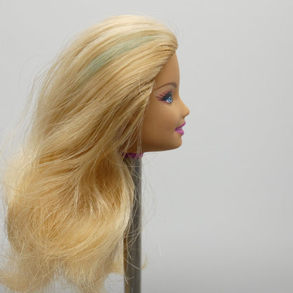 Barbie Doll 1998 Head Only Generation Girl Face Blonde Fairytale Magic Butterfly