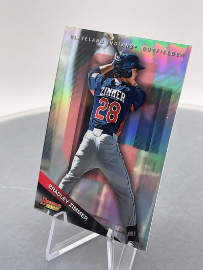 Bradley Zimmer 2015 Bowman's Best #TP-41 Cleveland Indians Outfield Topps