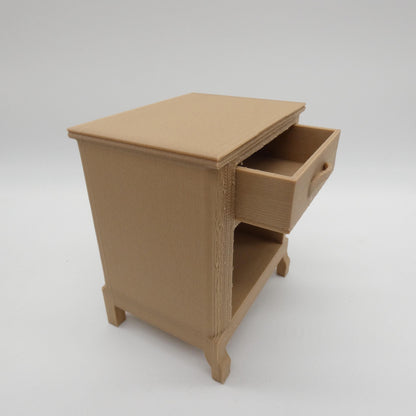 1/6 Scale Doll Furniture Pair of Nightstands Light Brown Wood Tone Barbie Integrity Toys FR Bratz Diorama