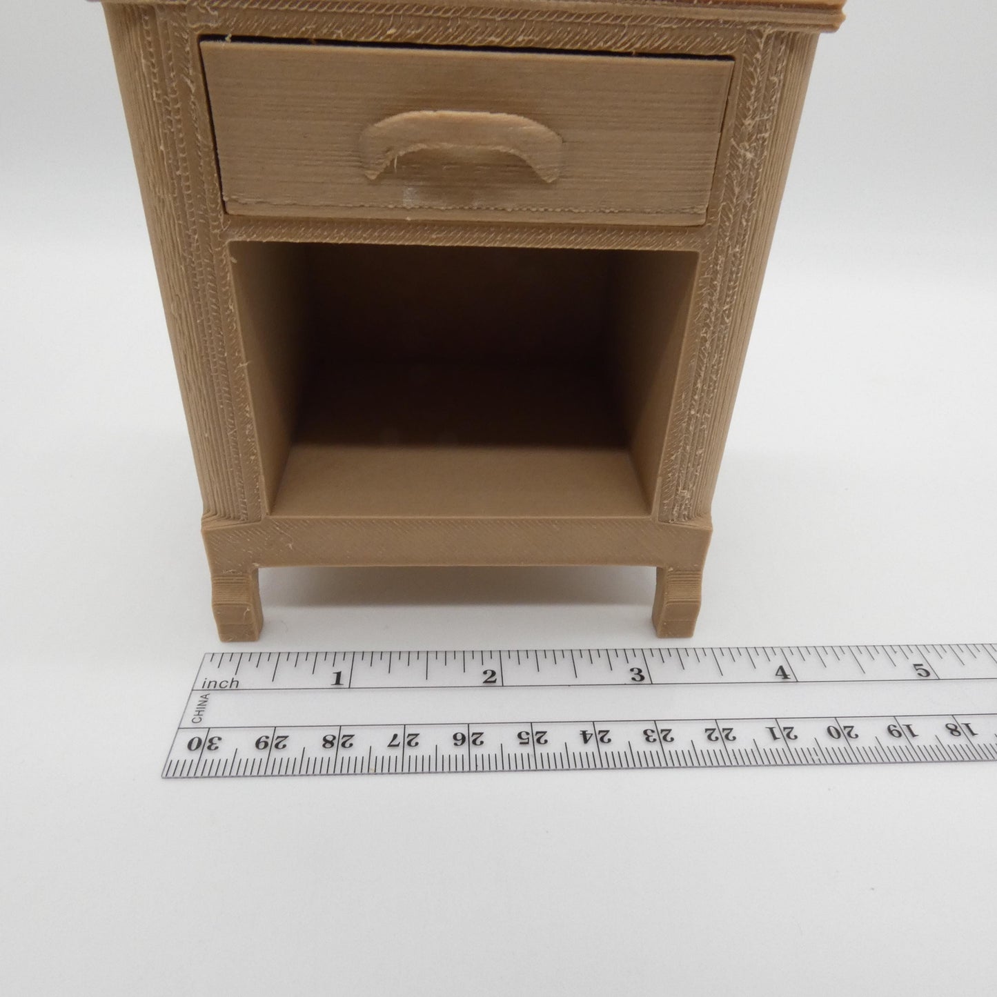 1/6 Scale Doll Furniture Pair of Nightstands Light Brown Wood Tone Barbie Integrity Toys FR Bratz Diorama