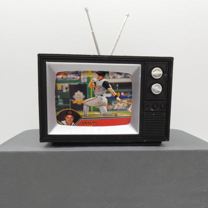 1/6 Scale Doll Furniture Decor Retro TV Tube Television Brown Wood Like Case Rabbit Ear Antennas Barbie Integrity Toys FR Bratz 1:6 Diorama