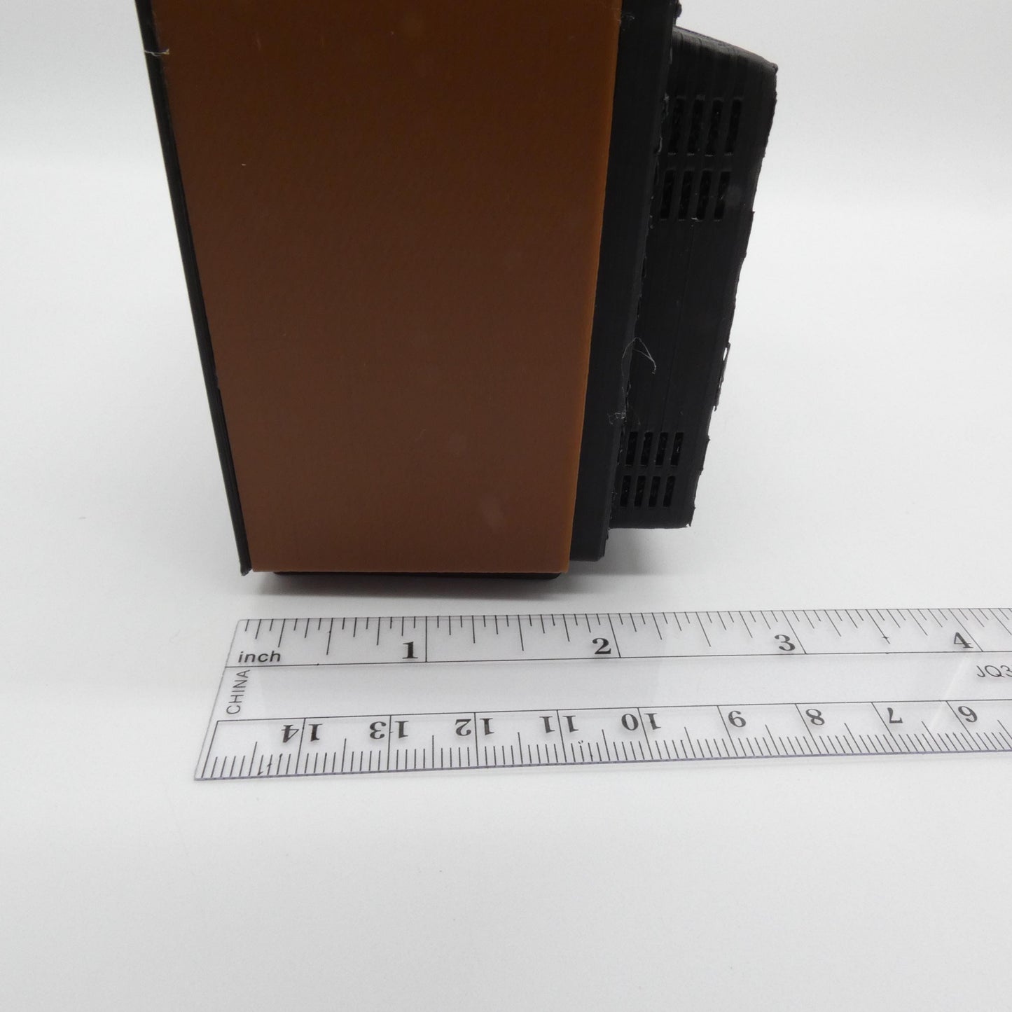 1/6 Scale Doll Furniture Decor Retro TV Tube Television Brown Wood Like Case Rabbit Ear Antennas Barbie Integrity Toys FR Bratz 1:6 Diorama