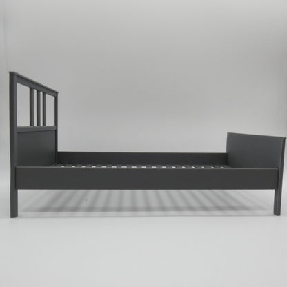 1/6 Scale Doll Furniture Bed Frame Gray Single Twin Ikea Hemnes Style 3 Piece Barbie Integrity Toys FR Bratz 1:6 Diorama