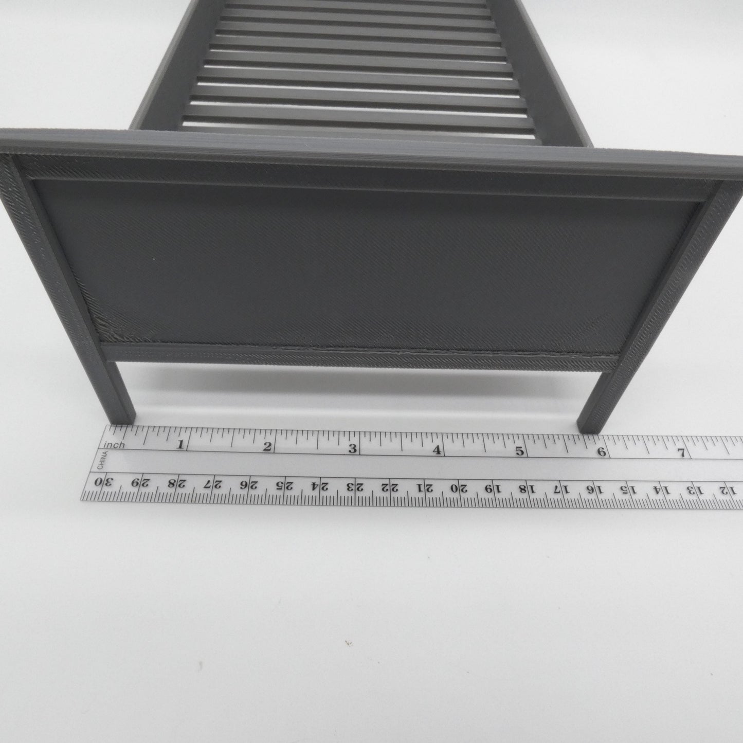 1/6 Scale Doll Furniture Bed Frame Gray Single Twin Ikea Hemnes Style 3 Piece Barbie Integrity Toys FR Bratz 1:6 Diorama