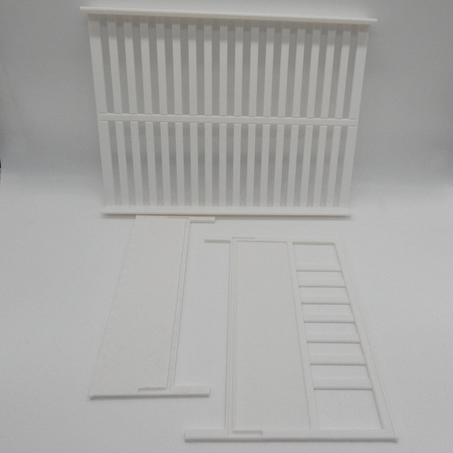 1/6 Scale Doll Furniture Bed Frame Double/Queen Size Ikea Hemnes Style 3 Piece Choose Your Color Barbie Integrity Toys FR Bratz 1:6 Diorama