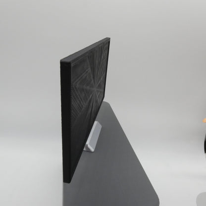 1/6 Scale Doll Furniture Decor TV Black Flatscreen Television Black Blank Screen Silver Base Barbie Integrity Toys FR Bratz 1:6 Diorama