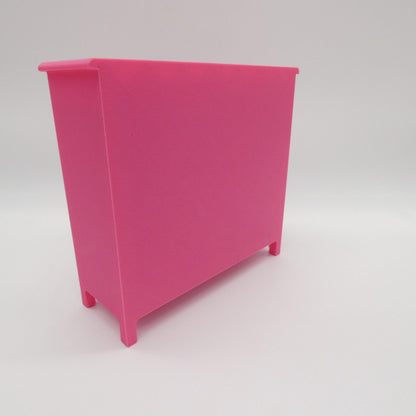 1/6 Scale Doll Furniture Decor Bedroom Magenta 4 Operable Drawer Dresser Barbie Integrity FR 1:6 Diorama