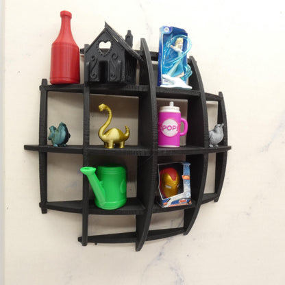 1/6 Scale Doll Furniture Decor Shelf Spherical Display Black Barbie Integrity FR 1:6 Diorama