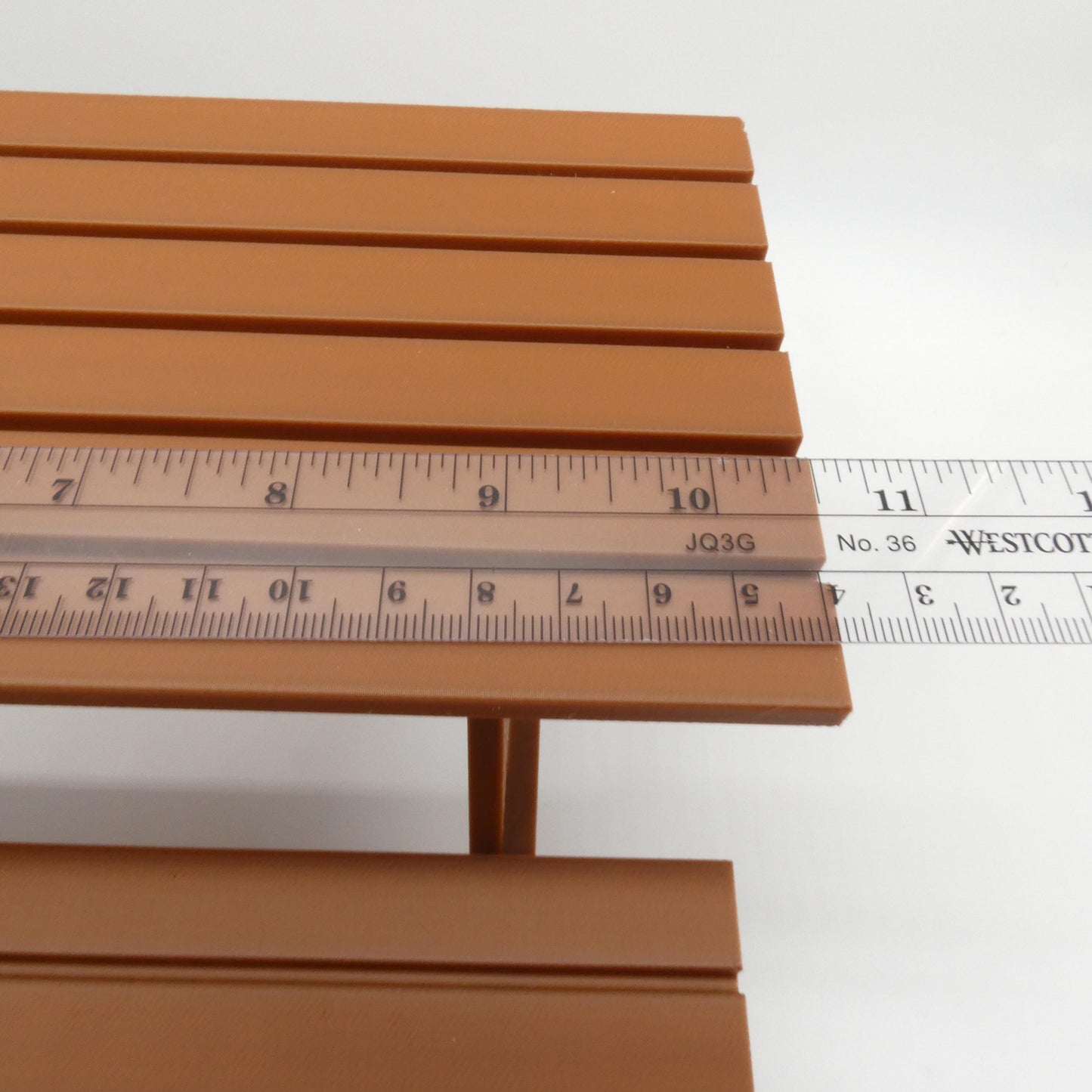 1/6 Scale Doll Furniture Picnic Table Medium Brown Or Choose Your Own Color Wood Like Barbie Integrity Toys FR Bratz 1:6 Diorama