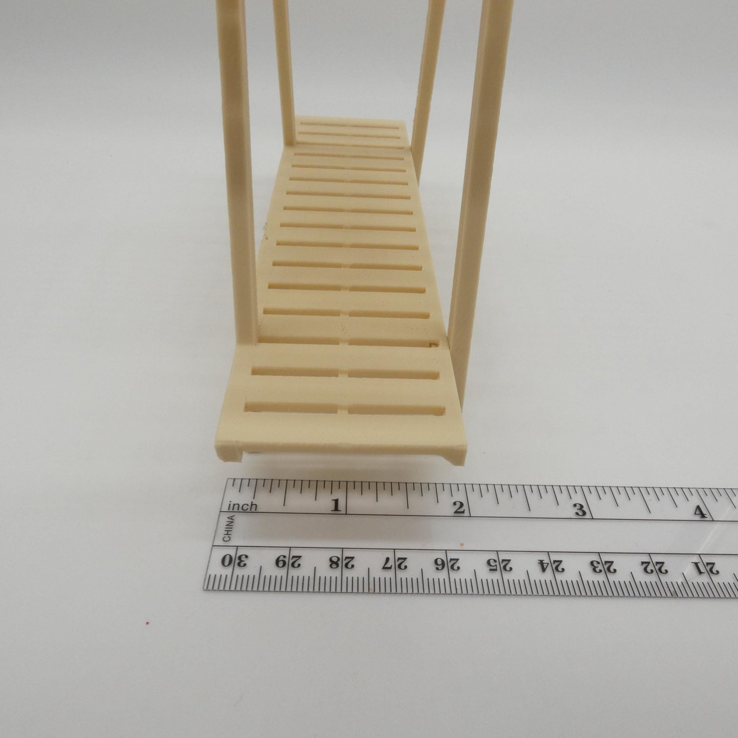 1/6 Scale Doll Furniture Flower Pot Shelf Tan Brown 3 Tier With 6 Pots Barbie Integrity FR 1:6 Diorama