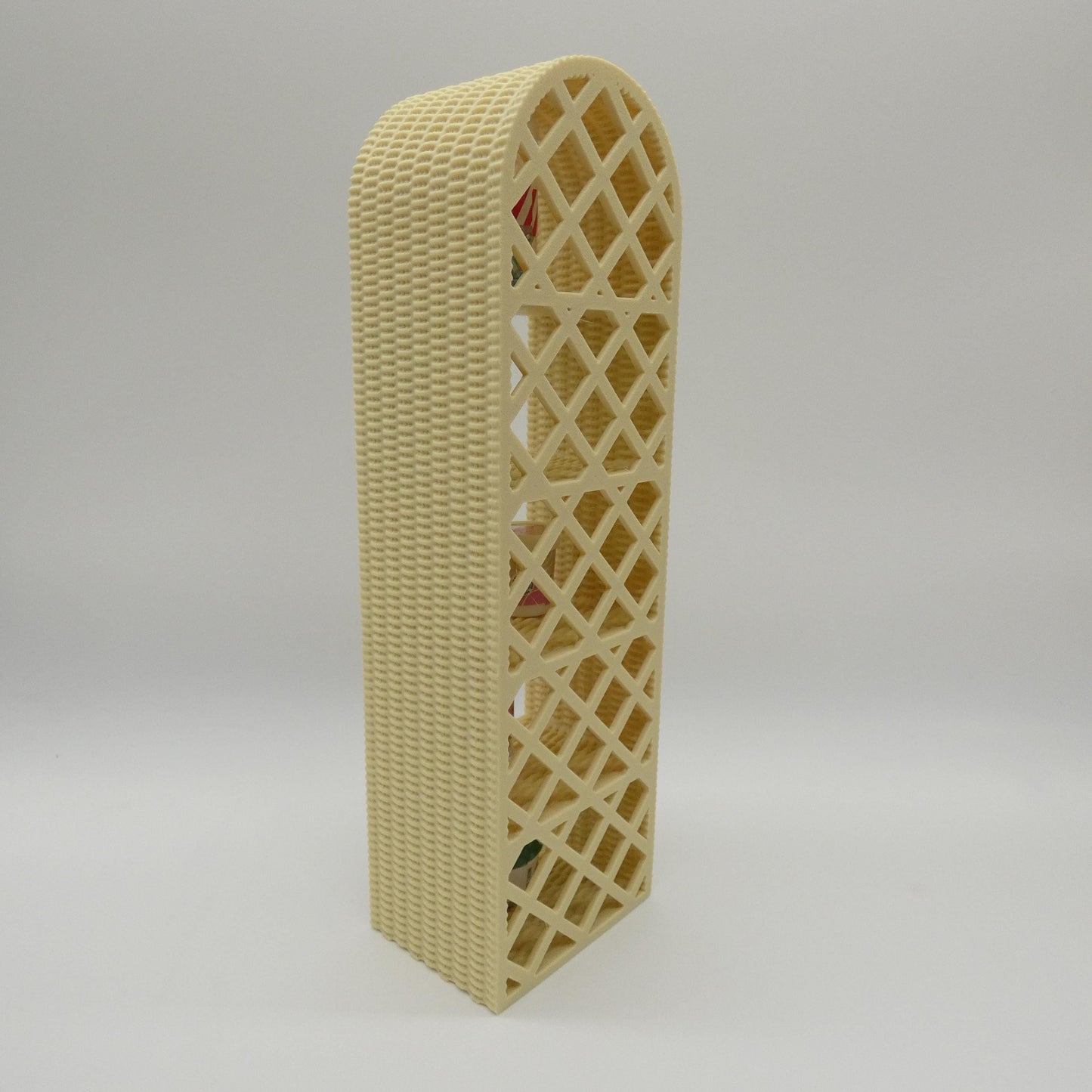 1/6 Scale Doll Furniture Wicker Style Display Stand Bookshelf Tan Beige Brown Barbie Integrity Toys FR Bratz 1:6 Diorama