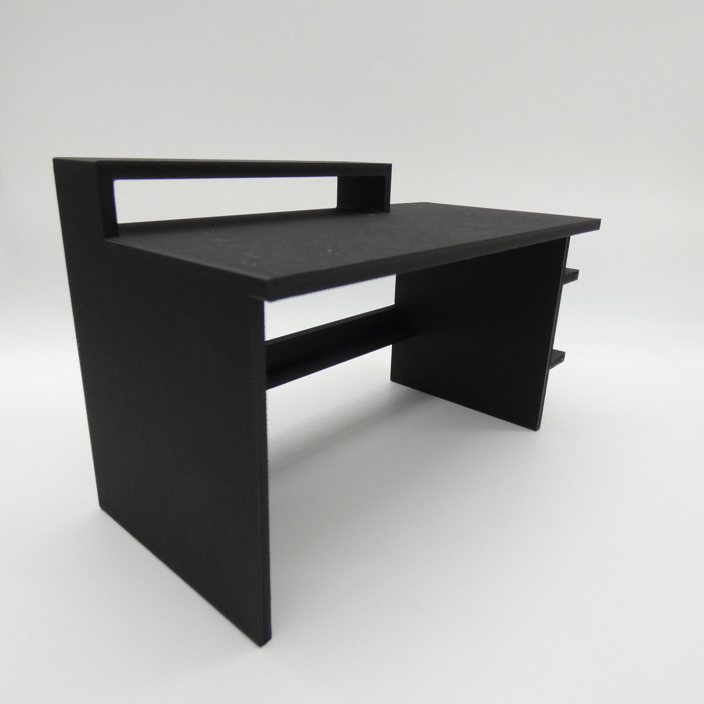 1/6 Scale Doll Furniture Home Office Desk Gamers Workstation With Monitor Riser Choose your Color Barbie Integrity Toys FR Bratz 1:6 Diorama