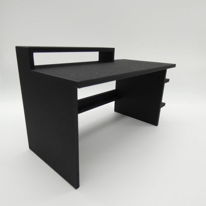 1/6 Scale Doll Furniture Home Office Desk Gamers Workstation With Monitor Riser Choose your Color Barbie Integrity Toys FR Bratz 1:6 Diorama