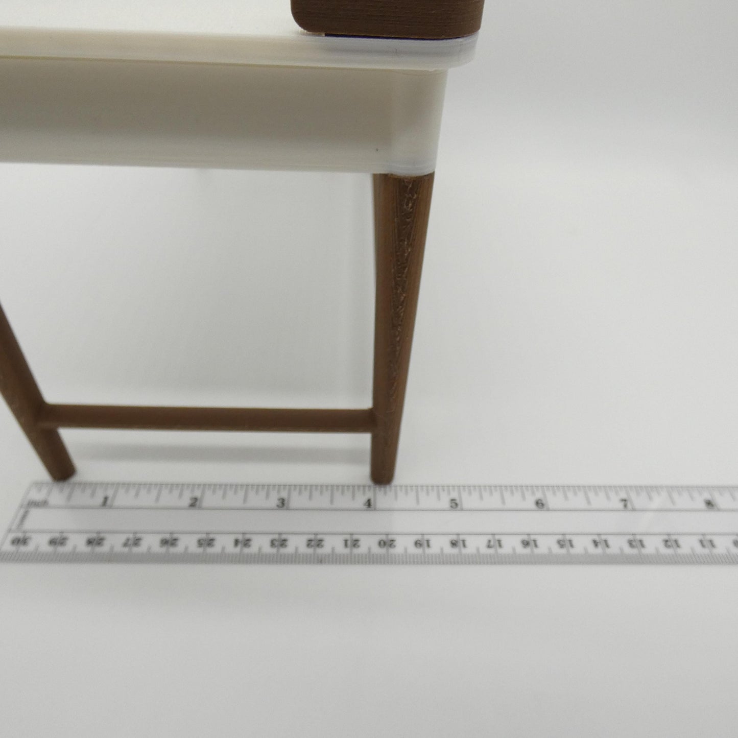 1/6 Scale Doll Furniture Student Desk Two Tone Worktable Top, Drawers, Legs Choose Your Colors Barbie Integrity Toys FR Bratz 1:6 Diorama