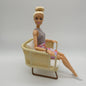 1/6 Scale Doll Furniture Wicker Style Chair Tan Beige Wood Like Legs Barbie Integrity Toys FR Bratz 1:6 Diorama