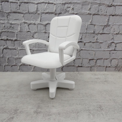 1/6 Scale Doll Furniture Desk Office Chair With Armrests Barbie Ken Integrity Toys FR Bratz 1:6 Diorama