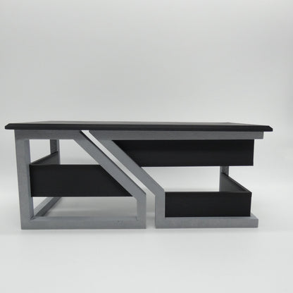 1/6 Scale Doll Furniture Desk Geometric Two Color Worktable Barbie Ken Integrity Toys FR Bratz 1:6 Diorama