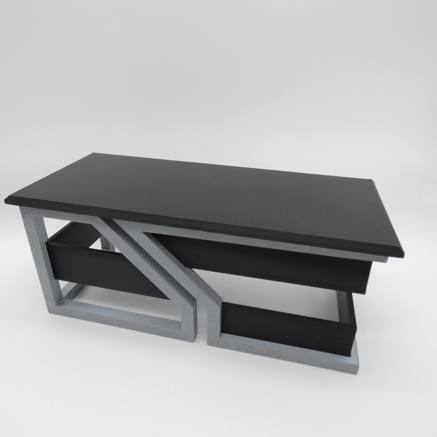 1/6 Scale Doll Furniture Desk Geometric Two Color Worktable Barbie Ken Integrity Toys FR Bratz 1:6 Diorama