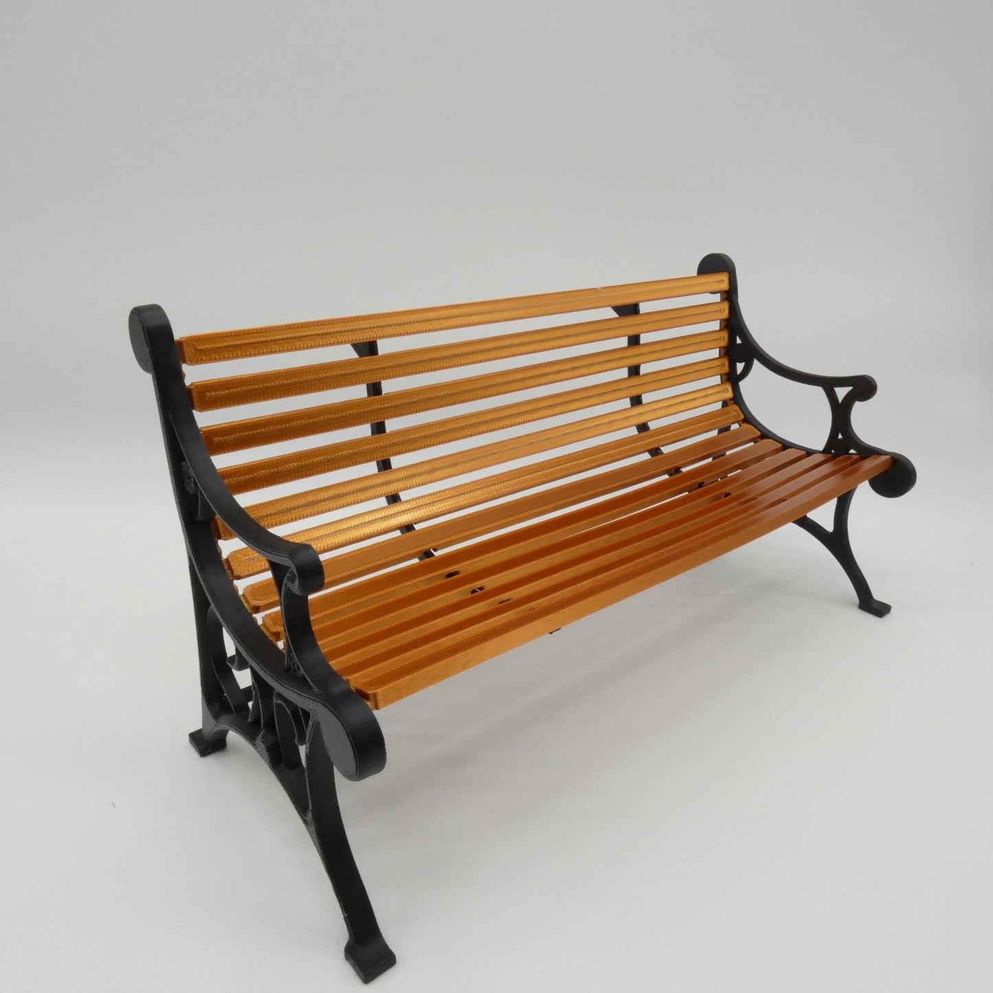 1/6 Scale Doll Furniture Park Bench Two Tone Choose Your Colors Porch City Park Barbie Ken Integrity Toys FR Bratz 1:6 Diorama