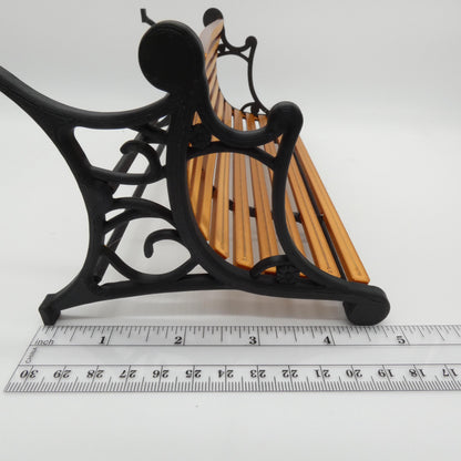 1/6 Scale Doll Furniture Park Bench Two Tone Choose Your Colors Porch City Park Barbie Ken Integrity Toys FR Bratz 1:6 Diorama