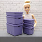 1/6 Scale Doll Storage Containers 6 With Lids Bins Handles Choose Your Color Barbie Ken Integrity Toys FR Bratz 1:6 Diorama