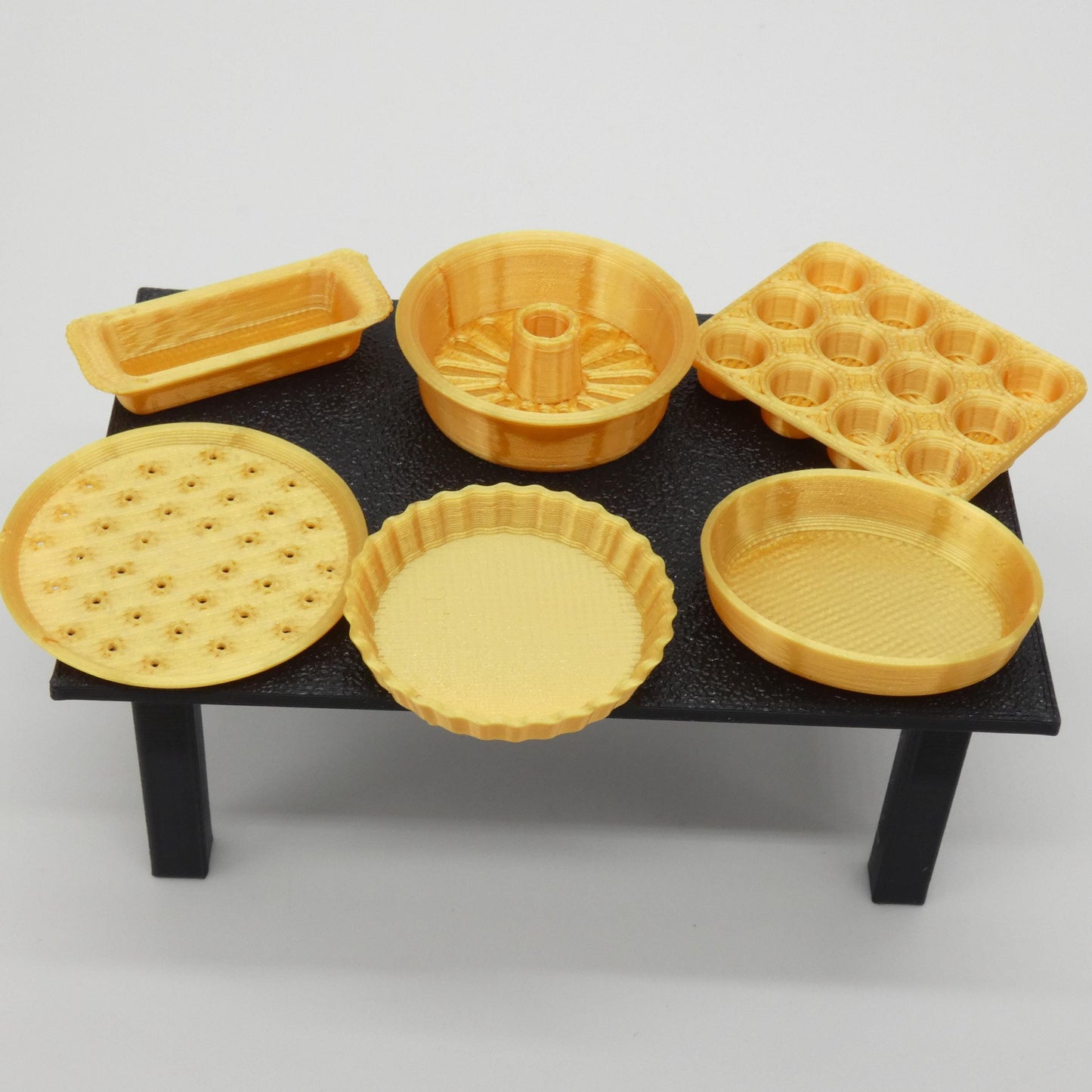 1/6 Scale Doll Furniture Set of Baking Pans Choose Your Color Barbie Ken Integrity Toys FR Bratz 1:6 Diorama