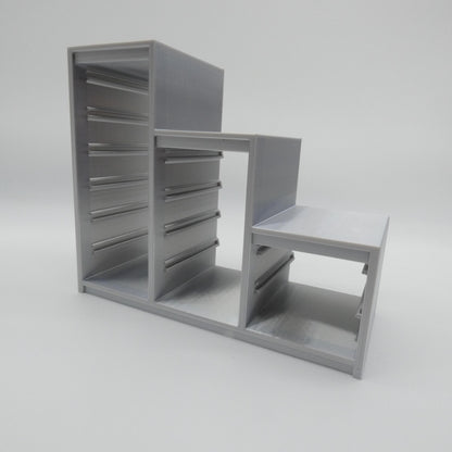 1/6 Scale Doll Furniture Stair Step Storage Unit With Removable Bins Choose Your Own Colors 1:6 Barbie Integrity FR Bratz Diorama