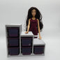 1/6 Scale Doll Furniture Stair Step Storage Unit With Removable Bins Choose Your Own Colors 1:6 Barbie Integrity FR Bratz Diorama