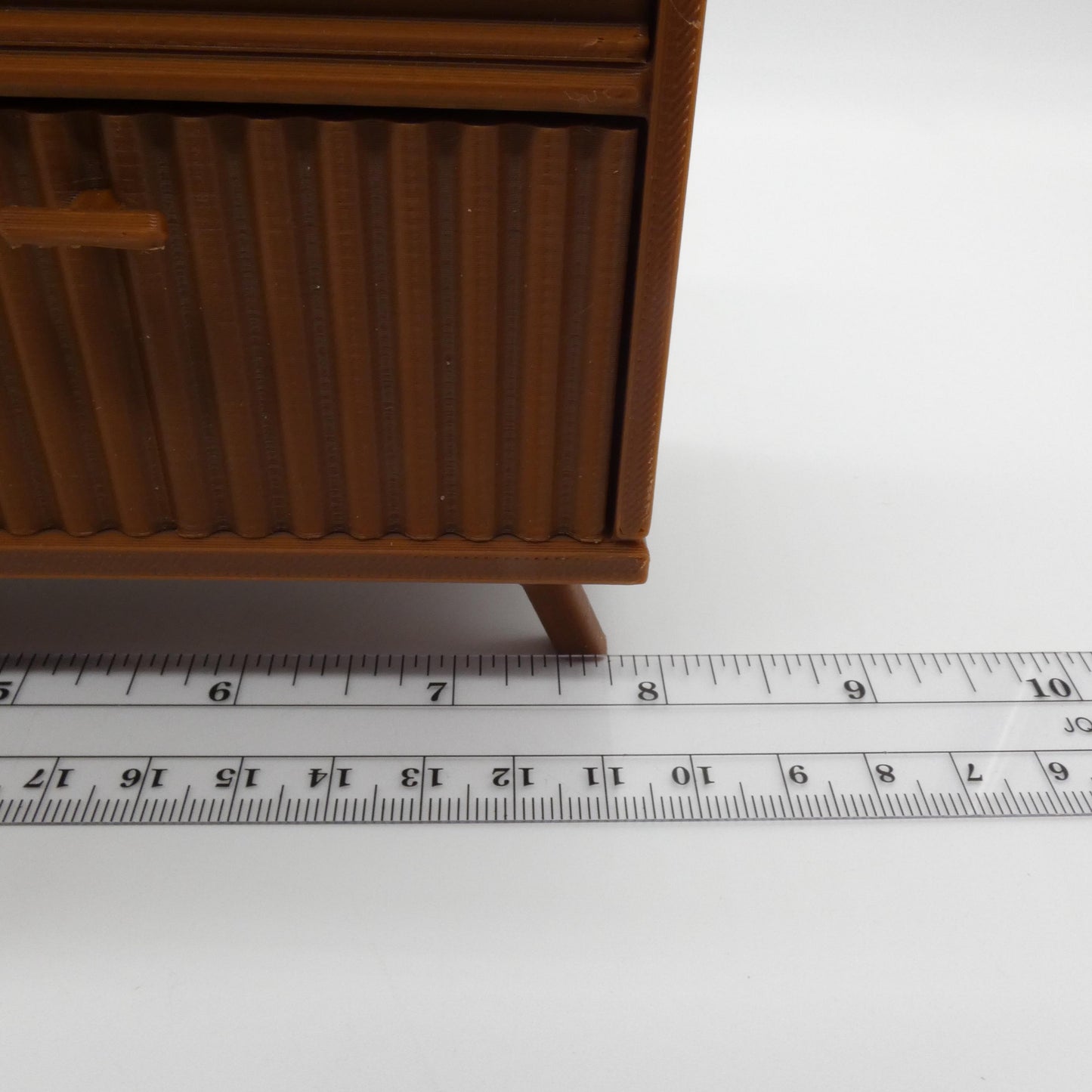 1/6 Scale Doll Furniture MCM Sideboard Dresser Hutch 4 Drawer For Barbie Integrity Toys FR Bratz 1:6 Diorama