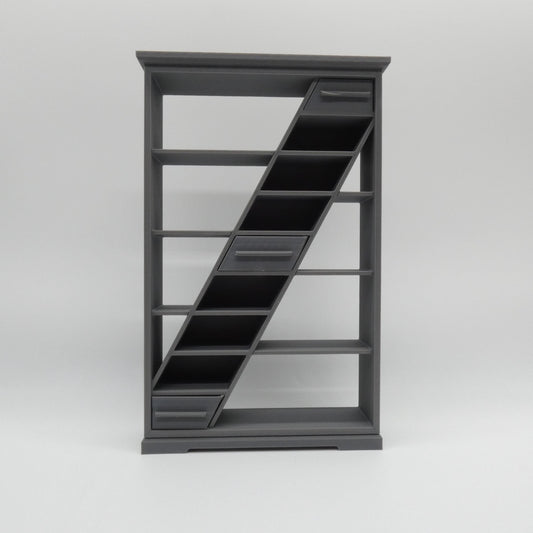 1/6 Scale Doll Furniture Z Bookcase Gray 3 Drawers Barbie Integrity Toys FR Bratz 1:6 Diorama