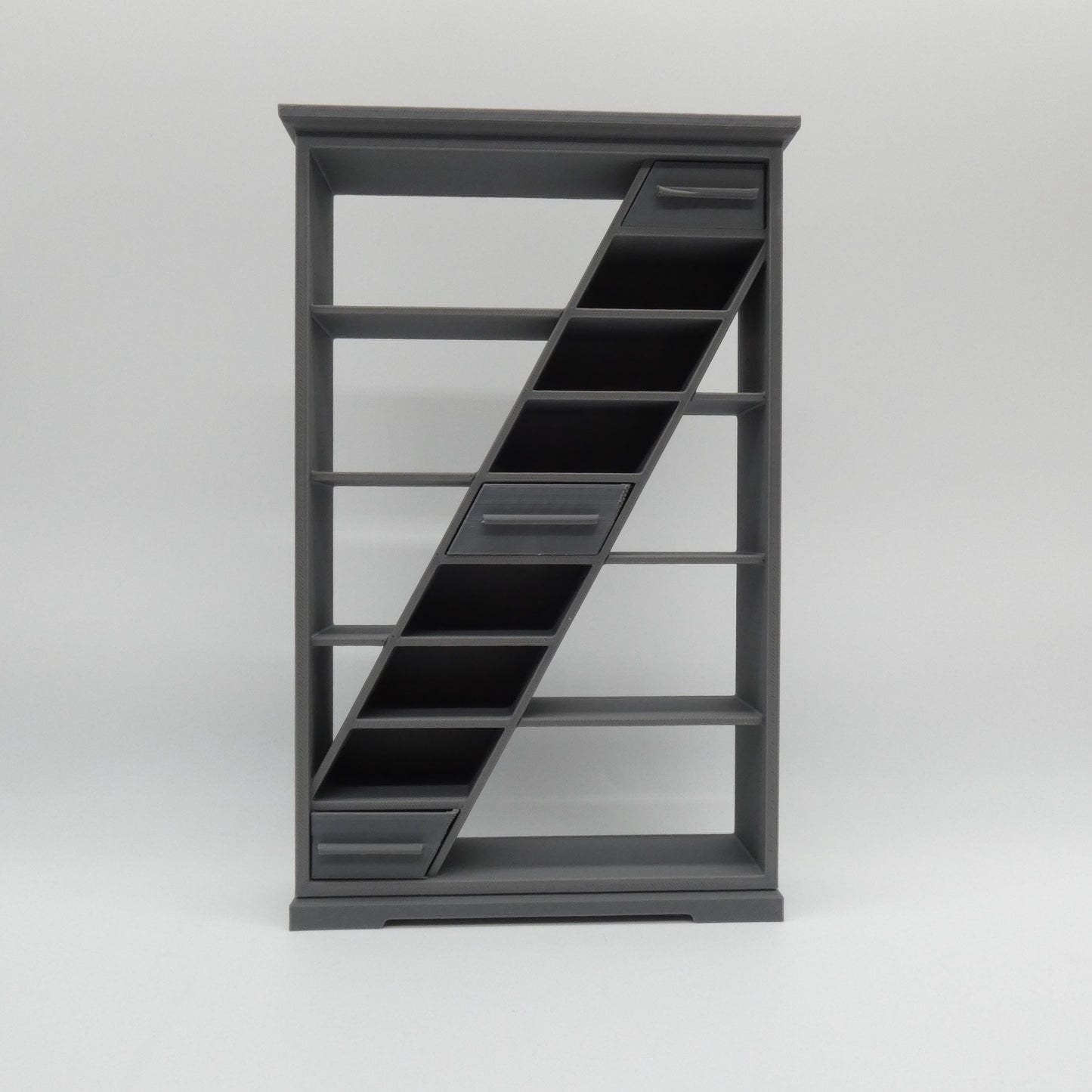 1/6 Scale Doll Furniture Z Bookcase Gray 3 Drawers Barbie Integrity Toys FR Bratz 1:6 Diorama