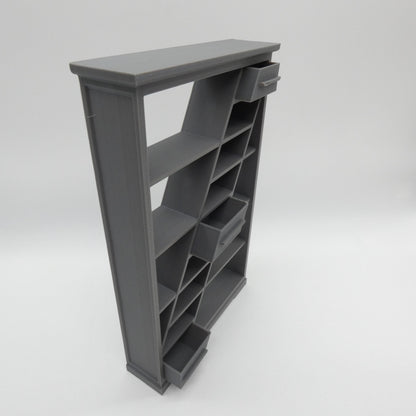 1/6 Scale Doll Furniture Z Bookcase Gray 3 Drawers Barbie Integrity Toys FR Bratz 1:6 Diorama