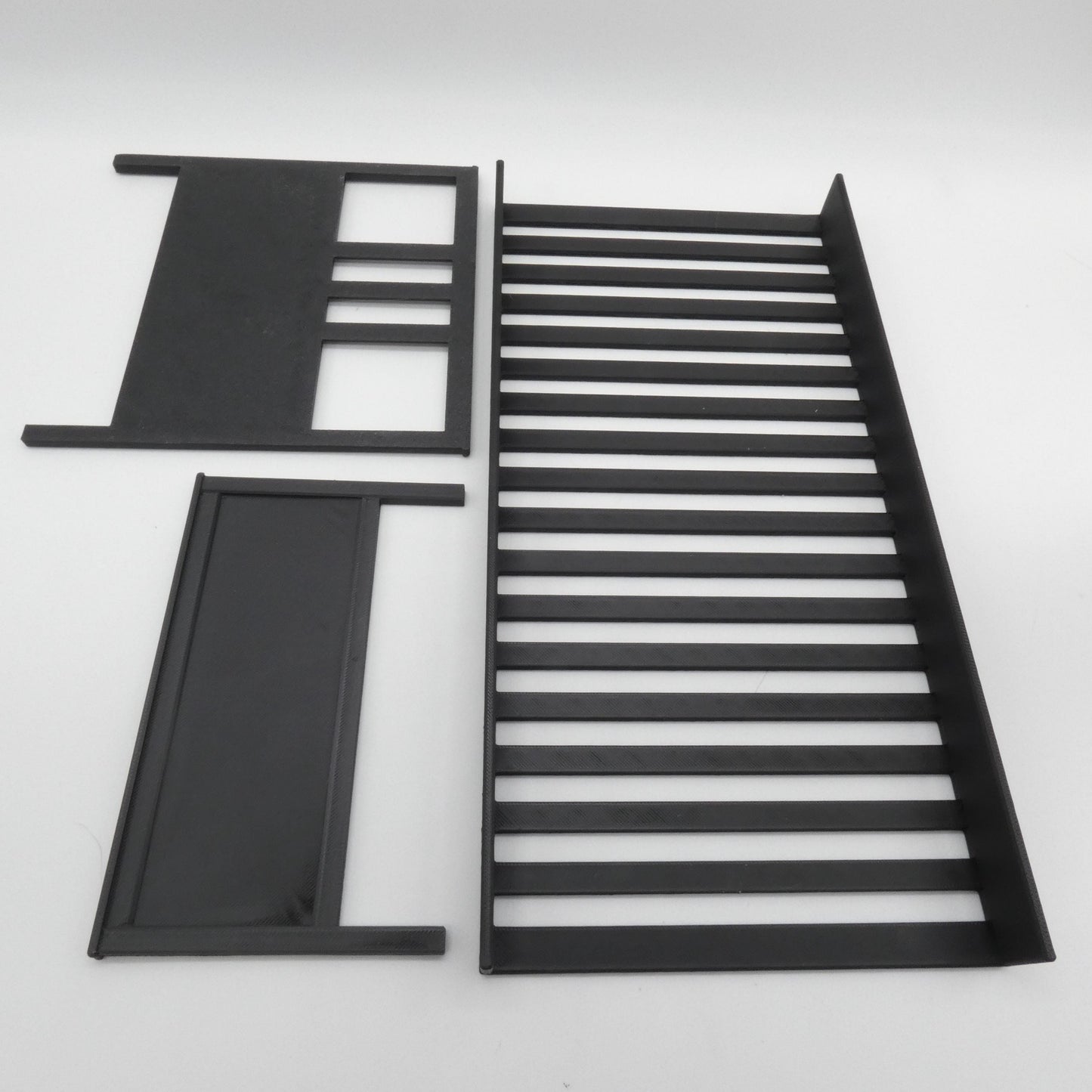 1/6 Scale Doll Furniture Bed Frame Black Single Twin Ikea Hemnes Style 3 Piece Barbie Integrity Toys FR Bratz 1:6 Diorama