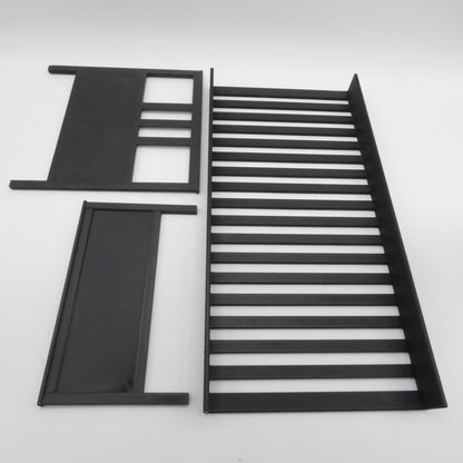 1/6 Scale Doll Furniture Bed Frame Black Single Twin Ikea Hemnes Style 3 Piece Barbie Integrity Toys FR Bratz 1:6 Diorama