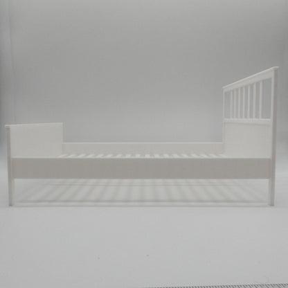 1/6 Scale Doll Furniture Bed Frame Double/Queen Size Ikea Hemnes Style 3 Piece Choose Your Color Barbie Integrity Toys FR Bratz 1:6 Diorama