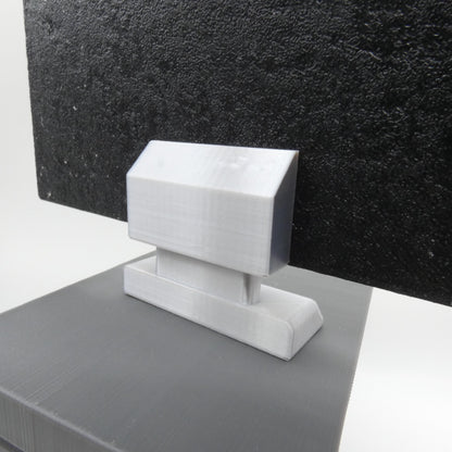 1/6 Scale Doll Furniture Decor TV Black Flatscreen Television Black Blank Screen Silver Base Barbie Integrity Toys FR Bratz 1:6 Diorama