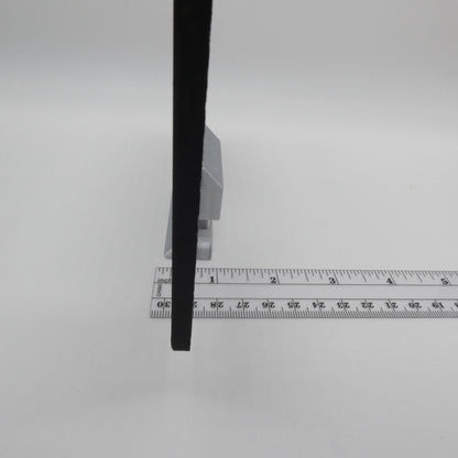 1/6 Scale Doll Furniture Decor TV Black Flatscreen Television Black Blank Screen Silver Base Barbie Integrity Toys FR Bratz 1:6 Diorama