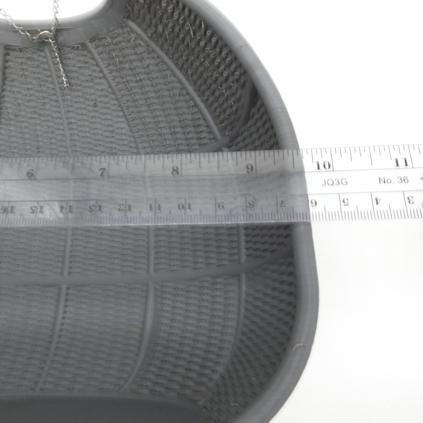 1/6 Scale Doll Furniture Decor Hanging Wicker Gray Porch Swing With White Seat Pad Chain Attach Barbie Integrity Toys FR Bratz 1:6 Diorama