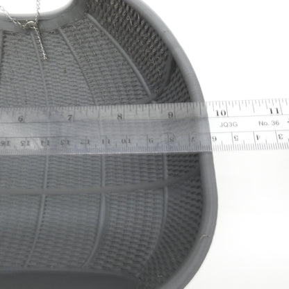 1/6 Scale Doll Furniture Decor Hanging Wicker Gray Porch Swing With White Seat Pad Chain Attach Barbie Integrity Toys FR Bratz 1:6 Diorama