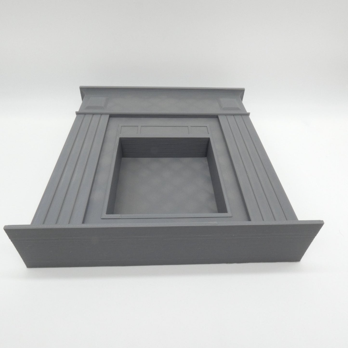 1/6 Scale Doll Furniture Decor Fireplace Gray With Mantle and Hearth 1:6 Barbie Integrity Toys FR GI Joe Ken Diorama