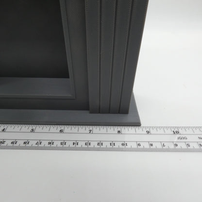 1/6 Scale Doll Furniture Decor Fireplace Gray With Mantle and Hearth 1:6 Barbie Integrity Toys FR GI Joe Ken Diorama