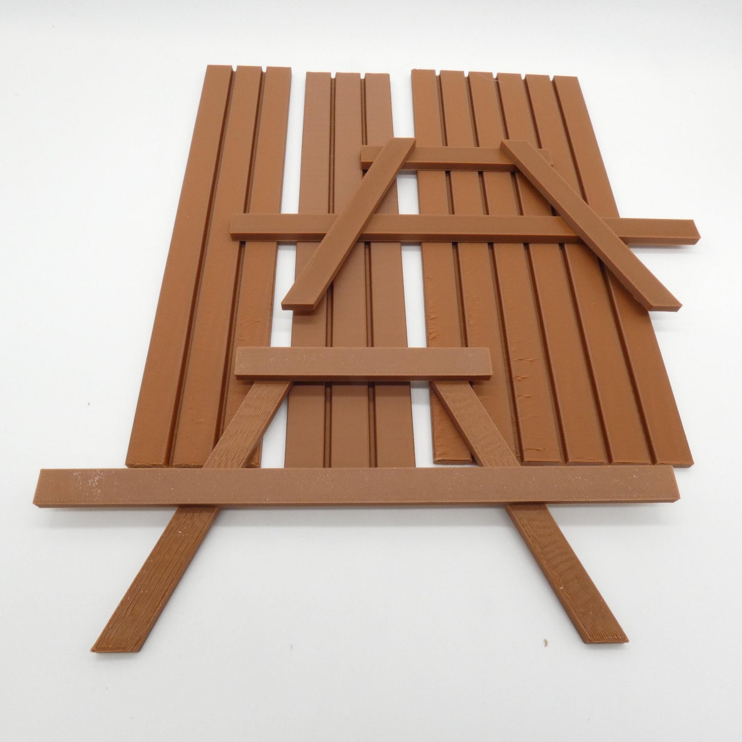 1/6 Scale Doll Furniture Picnic Table Medium Brown Or Choose Your Own Color Wood Like Barbie Integrity Toys FR Bratz 1:6 Diorama