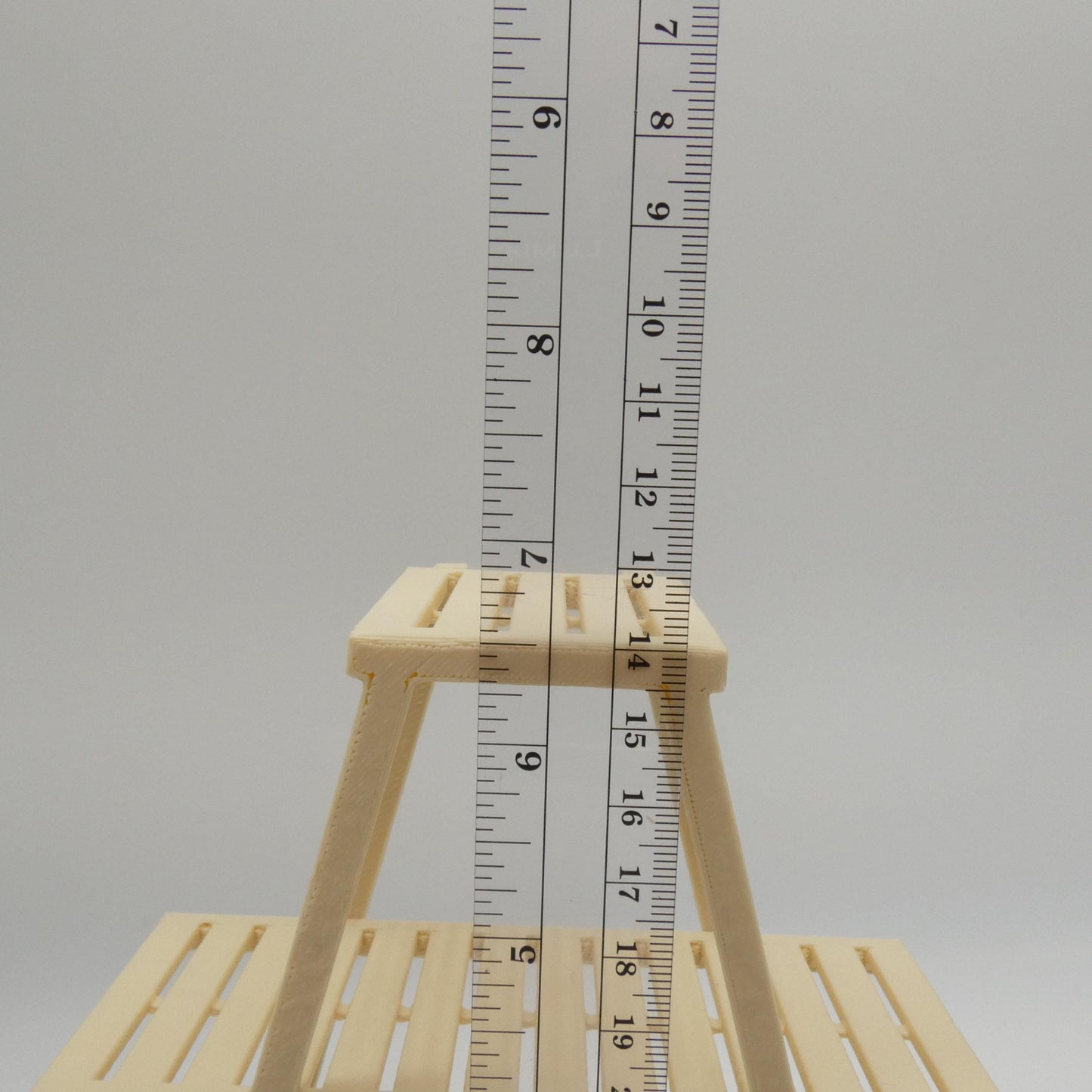 1/6 Scale Doll Furniture Flower Pot Shelf Tan Brown 3 Tier With 6 Pots Barbie Integrity FR 1:6 Diorama