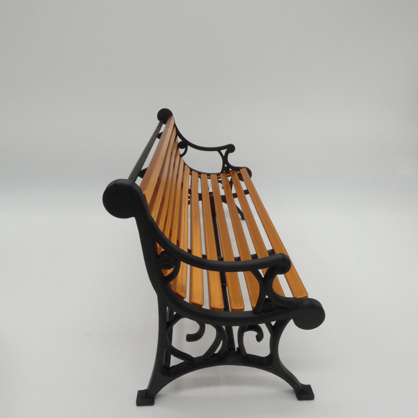 1/6 Scale Doll Furniture Park Bench Two Tone Choose Your Colors Porch City Park Barbie Ken Integrity Toys FR Bratz 1:6 Diorama