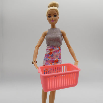 1/6 Scale Doll Furniture Laundry Hamper Storage Bin Choose Your Color Barbie Ken Integrity Toys FR Bratz 1:6 Diorama