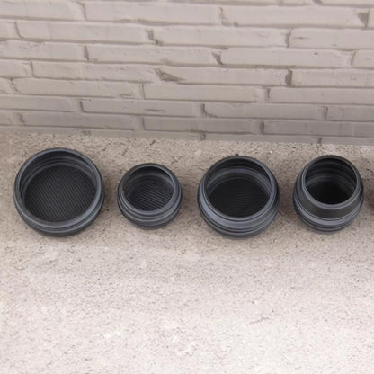 1/6 Scale Doll Set of 8 Flower Vases Succulent Planters Black White For Barbie Integrity Toys FR Bratz 1:6 Diorama