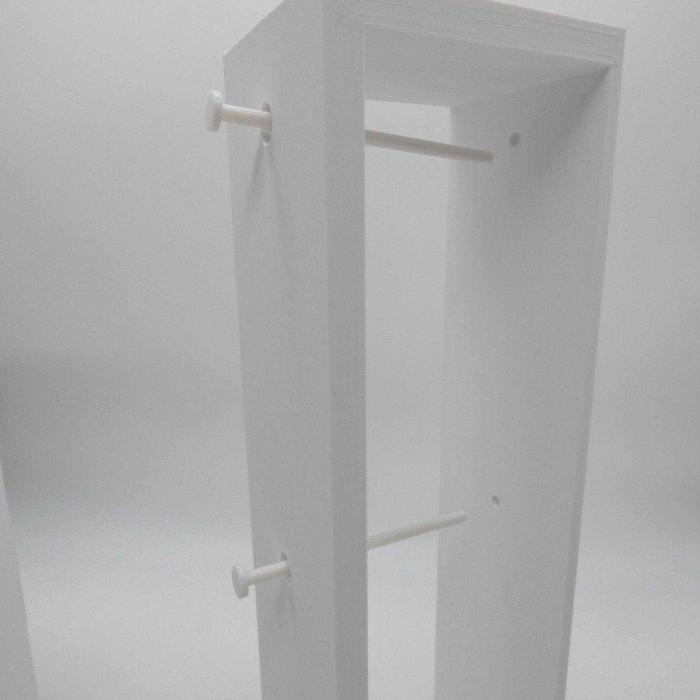 1/6 Scale Doll Furniture Wardrobe Closet 3 Sections With Hanging Bars And Shelves Choose Your Color 1:6 Barbie Integrity FR Bratz Diorama