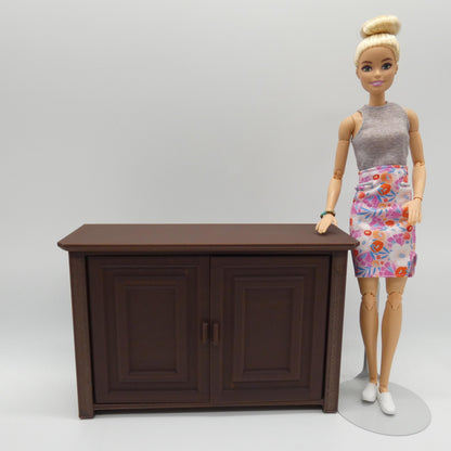 1/6 Scale Doll Furniture Cupboard Cabinet Choose Your Color 1:6 Barbie Integrity FR Bratz Diorama