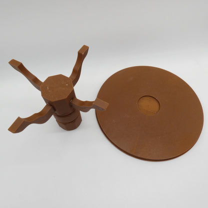 1/6 Scale Doll Furniture Round Dining Table Brown Wood Tone OR Choose Your Own Color 1:6 Barbie Integrity FR Bratz Diorama