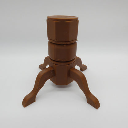 1/6 Scale Doll Furniture Round Dining Table Brown Wood Tone OR Choose Your Own Color 1:6 Barbie Integrity FR Bratz Diorama